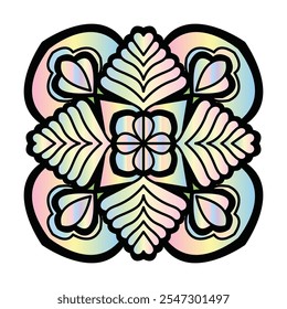 Adult Peaceful Patterns coloring book mandala page. Easy Mandala Coloring Book Pages for Adults to Relax, Experiences Give Relief. Resizeable Vector File