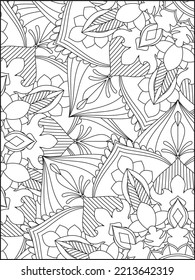 Adults Coloring Page. Mandala Coloring Page. Coloring Page. Mandala.