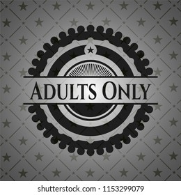 Adults Only Black Badge: vector de stock (libre de regalías) 1153299079
