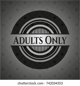 Adults Only black emblem