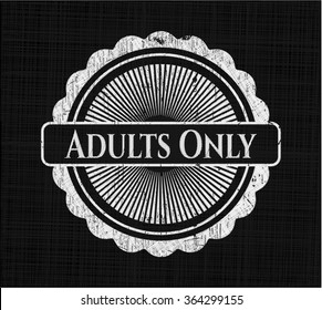 Adultos únicamente con textura de pizarra