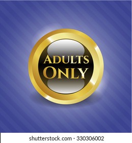 Emblema solo de oro para adultos