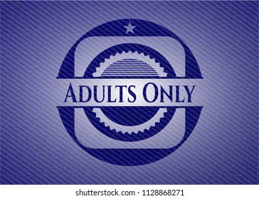 Adults Only with jean texture