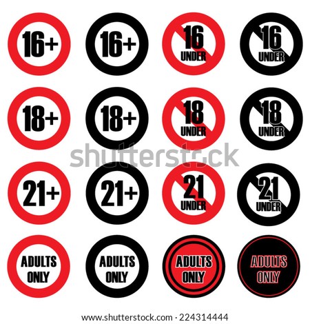 Adults Only Signs