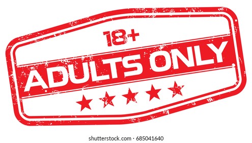 Adults Only stamp