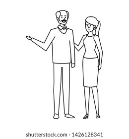adults parents couple avatars characters