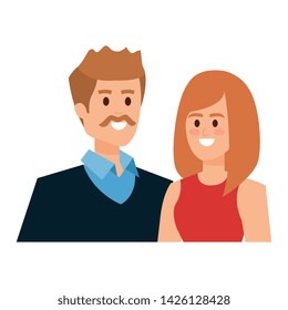 adults parents couple avatars characters