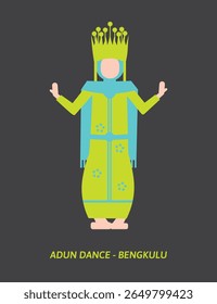 Adun Dance Vetor - Traditional Malay Dance from Riau, Indonesia Portal da música