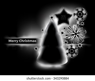 Adustable and Scalable Christmas Tree Esp10 Vector Brochure Base Background