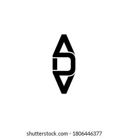 Adv Letter Original Monogram Logo Design