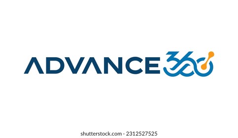 Advance 360 sign. isometric Angle 360 view icon isolated on black background. Virtual reality. Connect symbol. Vector illustration.