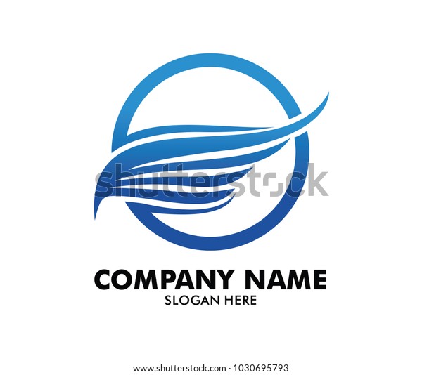 advance\
factory industrial wing vector logo\
design