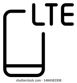 Advance LTE generation cellular connectivity network facility on phone