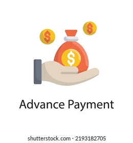 Advance Payment Vector Flat Icon Design Stock Vector (Royalty Free ...