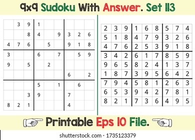 Advance Sudoku Puzzle Games Easy to Hard with Answer