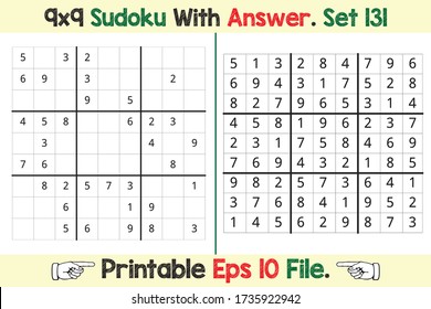 Advance Sudoku Puzzle Games Easy to Hard with Answer