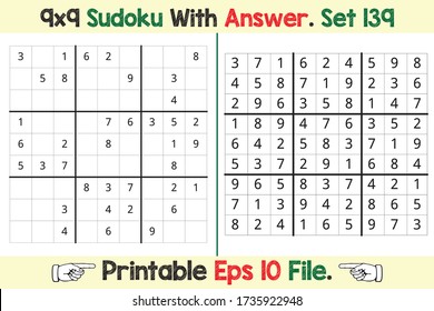 Advance Sudoku Puzzle Games Easy to Hard with Answer