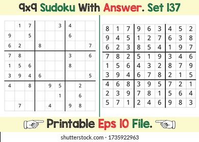 Advance Sudoku Puzzle Games Easy to Hard with Answer