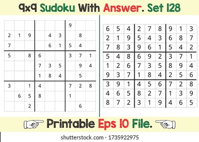 Advance Sudoku Puzzle Games Easy to Hard with Answer