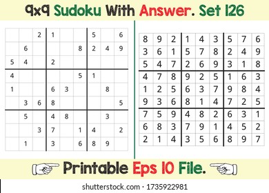 Advance Sudoku Puzzle Games Easy to Hard with Answer