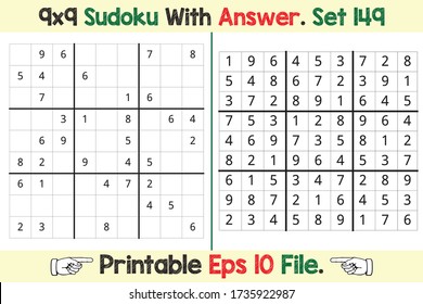 Advance Sudoku Puzzle Games Easy to Hard with Answer