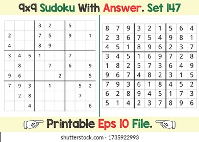 Advance Sudoku Puzzle Games Easy to Hard with Answer