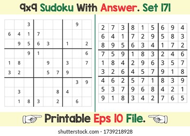Advance Sudoku Puzzle Games Easy to Hard with Answer