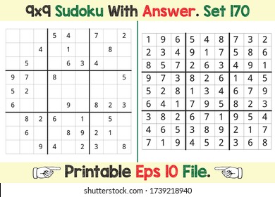 Advance Sudoku Puzzle Games Easy to Hard with Answer