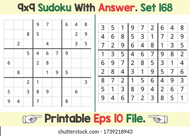 Advance Sudoku Puzzle Games Easy to Hard with Answer