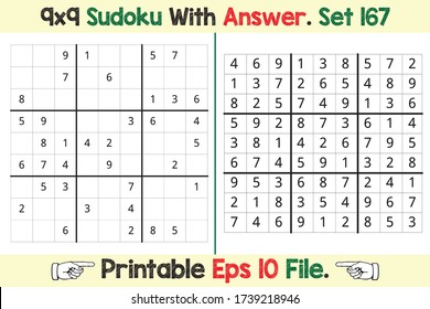 Advance Sudoku Puzzle Games Easy to Hard with Answer