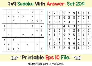 Advance Sudoku Puzzle Games Easy to Hard with Answer