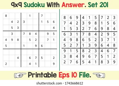 Advance Sudoku Puzzle Games Easy to Hard with Answer