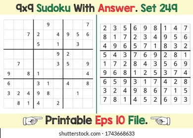 Advance Sudoku Puzzle Games Easy to Hard with Answer