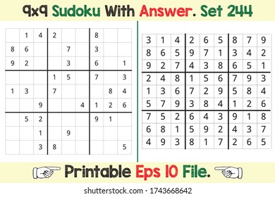 Advance Sudoku Puzzle Games Easy to Hard with Answer