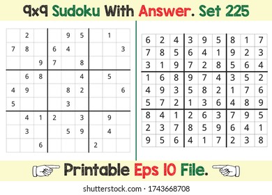 Advance Sudoku Puzzle Games Easy to Hard with Answer