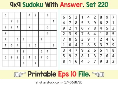 Advance Sudoku Puzzle Games Easy to Hard with Answer