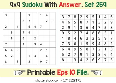 Advance Sudoku Puzzle Games Easy to Hard with Answer