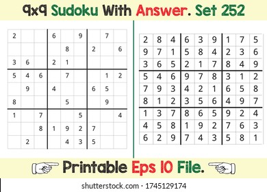 Advance Sudoku Puzzle Games Easy to Hard with Answer