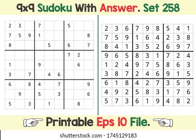 Advance Sudoku Puzzle Games Easy to Hard with Answer