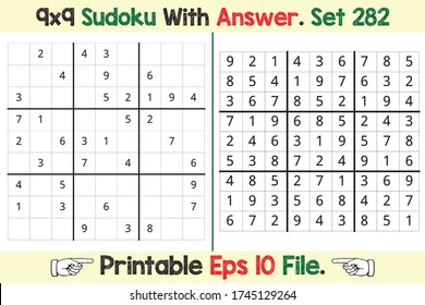 Advance Sudoku Puzzle Games Easy to Hard with Answer