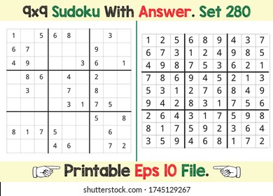 Advance Sudoku Puzzle Games Easy to Hard with Answer