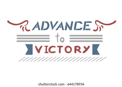 advance to victory symbol