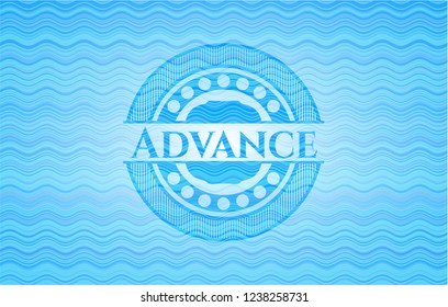 Advance water representation style badge.