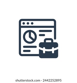 Advanced Business Intelligence Toolset for Strategic Insights Vector Icon Illustration
