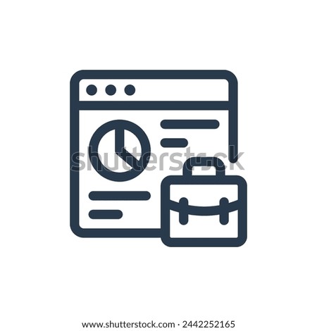 Advanced Business Intelligence Toolset for Strategic Insights Vector Icon Illustration