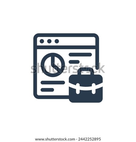 Advanced Business Intelligence Toolset for Strategic Insights Vector Icon Illustration