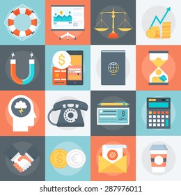 Advanced Business Theme Stylish, minimal and fully editable set of social vector icons ready for your project.
