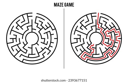 Advanced Circular Maze Puzzle Game And Solution	
