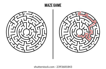 Juego de rompecabezas Circular Avanzado Y Solución	