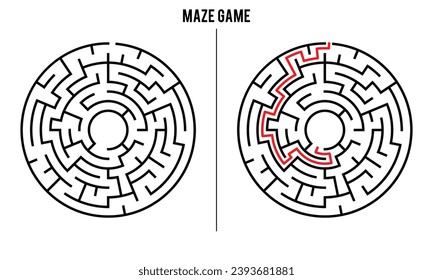 Juego de rompecabezas Circular Avanzado Y Solución	